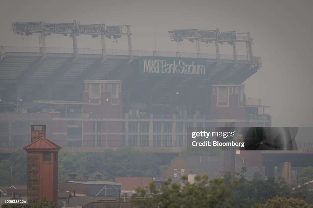 US Northeast Faces Another Day Of Smoke As Canada Wildfires Rage