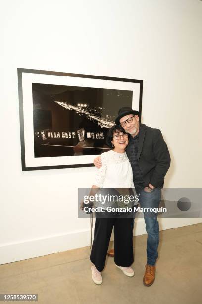 Sussan Farahani and Daniel Sackheim attend Red Carpet Collectors' Dinner & Soirée at the Santa Monica Art Museum at Santa Monica Art Museum on May...