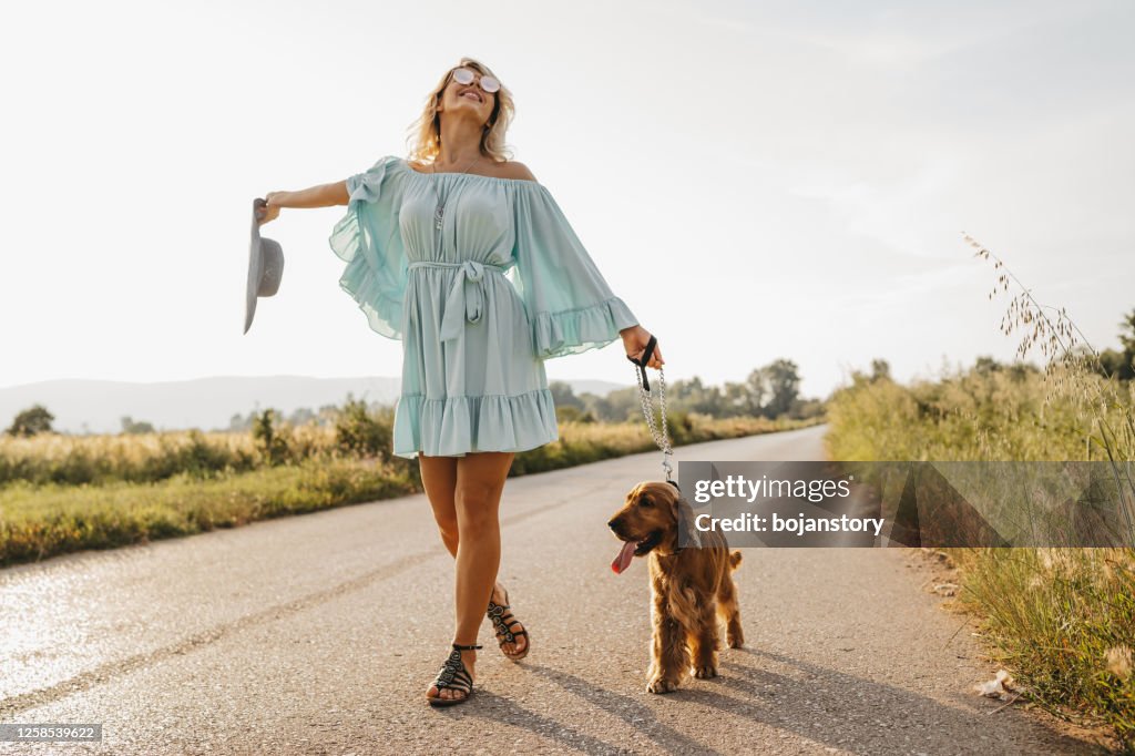 Walking in nature