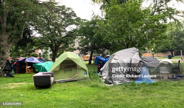 June 8 Allen Gardens in the Sherbourne and College street area has dozens of long term residents living in tents in an encampment. Last summer many...