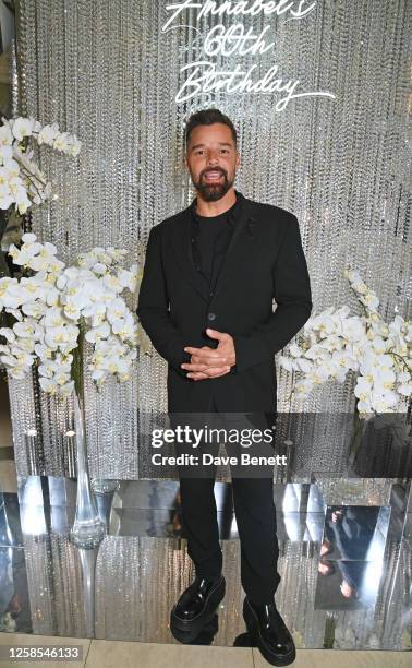 Ricky Martin attends Annabel's 60th Anniversary Party on June 8, 2023 in London, England.