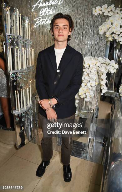 Louis Partridge attends Annabel's 60th Anniversary Party on June 8, 2023 in London, England.