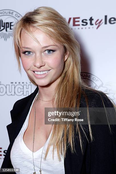 Actress Madison McKinley attends The House of Hype LIVEstyle Lounge Day Event at Ciscero Restaurant on January 22, 2011 in Park City, Utah.