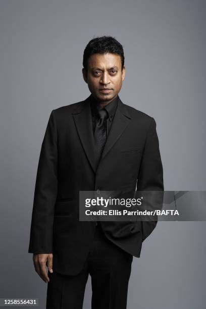 Actor Irrfan Khan is photographed for BAFTA on February 8, 2009 in London, England.