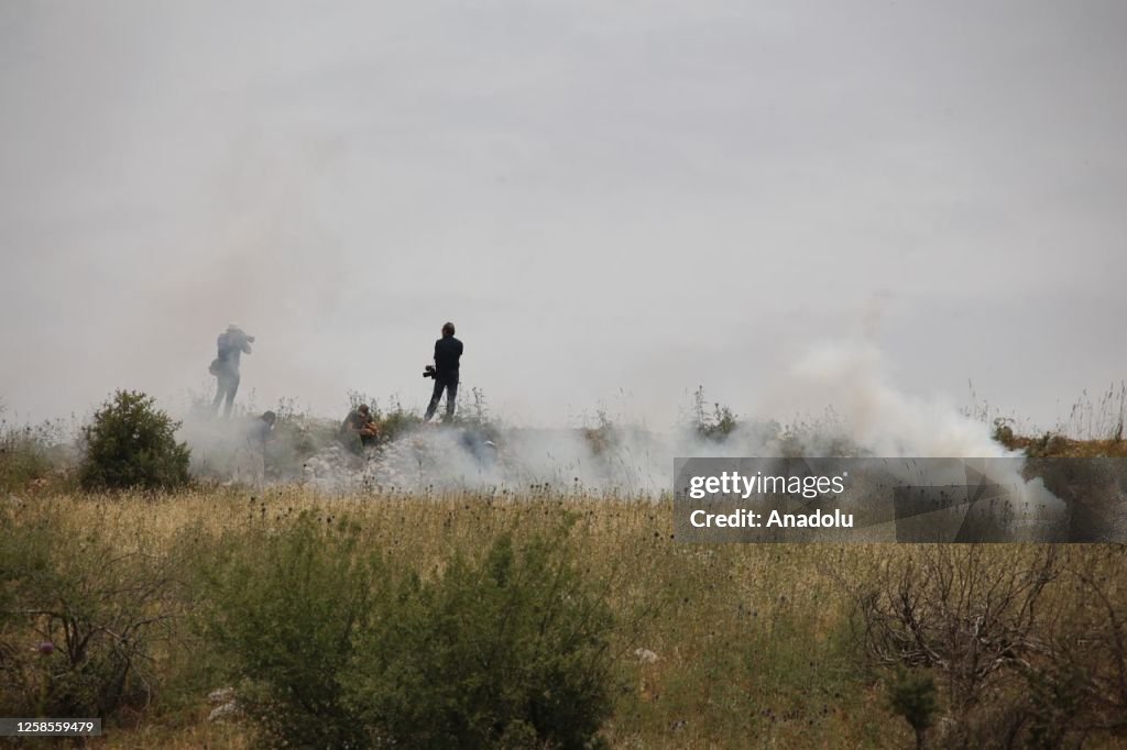 Lebanese and Israeli forces deployed at zero point in Kfachouba