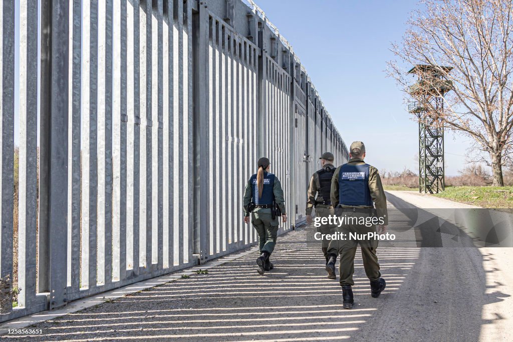 Greece Is Expanding With Concrete Filled Fence And Police Patrols The Land Borders With Turkey