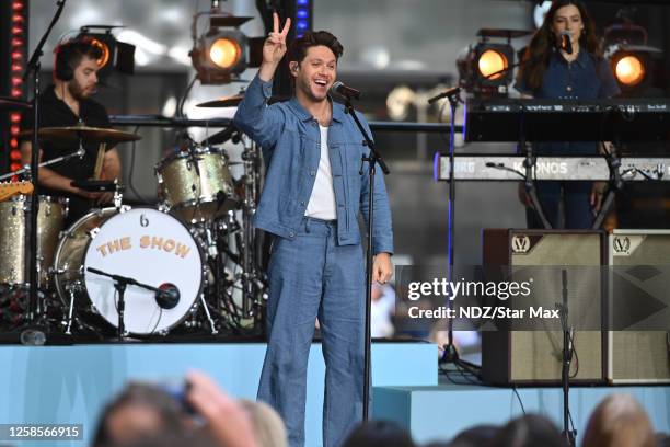 Niall Horan is seen performing at the "Today" Show on June 9, 2023 in New York City.