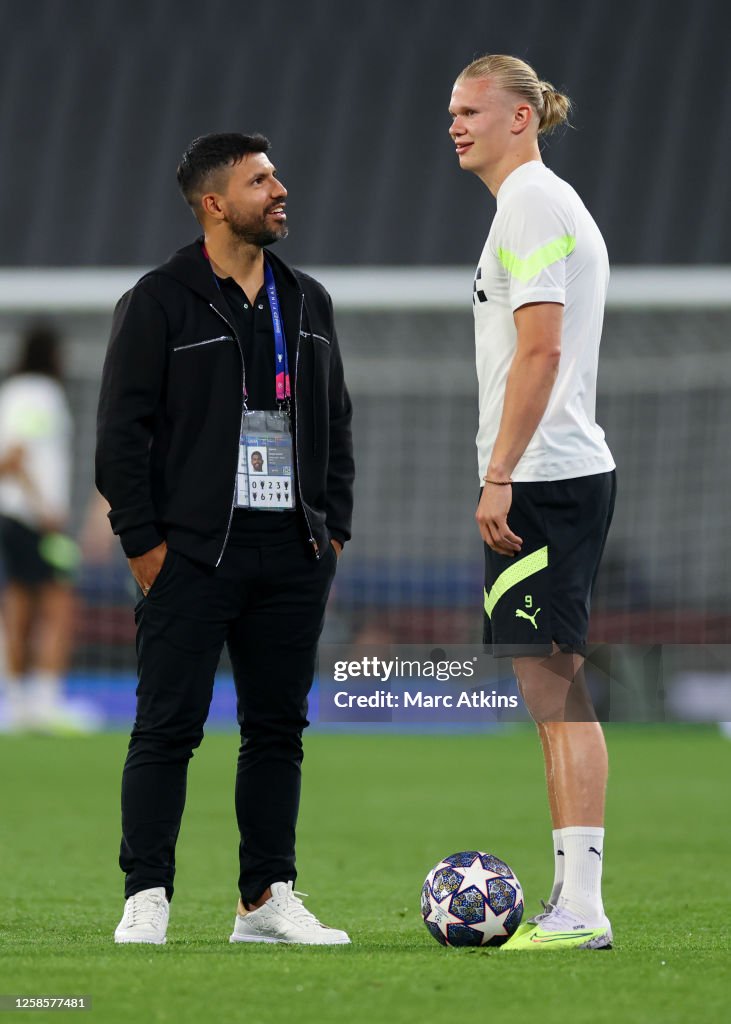 FC Internazionale Training Session And Press Conference - UEFA Champions League Final 2022/23