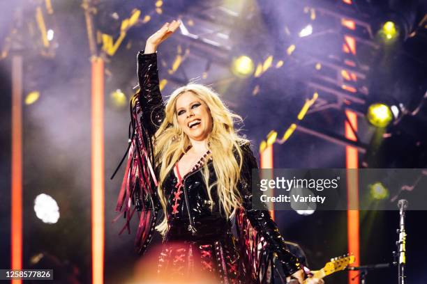 Avril Lavigne at Day 2 of the CMA Fest held on June 9, 2023 in Nashville, Tennessee.