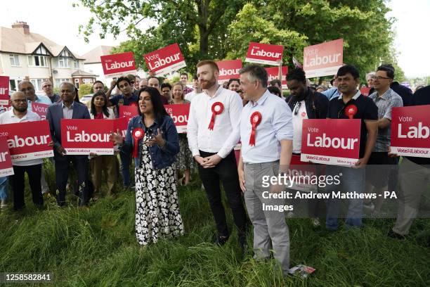 Shabana Mahmood MP, Labour party national campaign coordinator, Danny Beales, Labour candidate for the Uxbridge and South Ruislip constituency and...