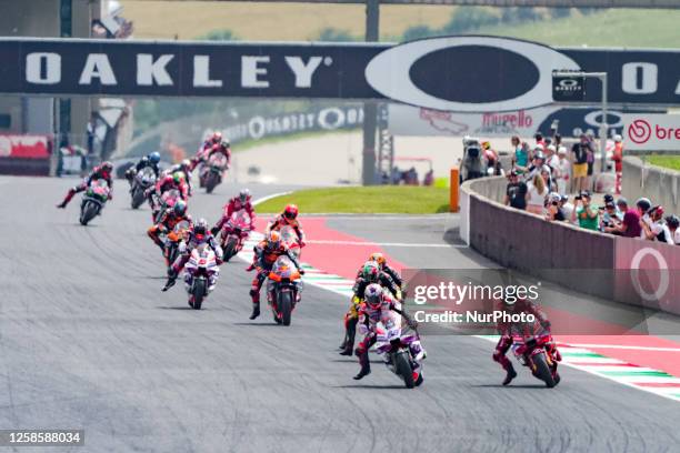 Star Race sprint MotoGP during the MotoGP Oakley Italian Grand Prix Sprint Race Motogp Sunday , MotoGp of Italy - at Mugello Circuit on June 11, 2023...