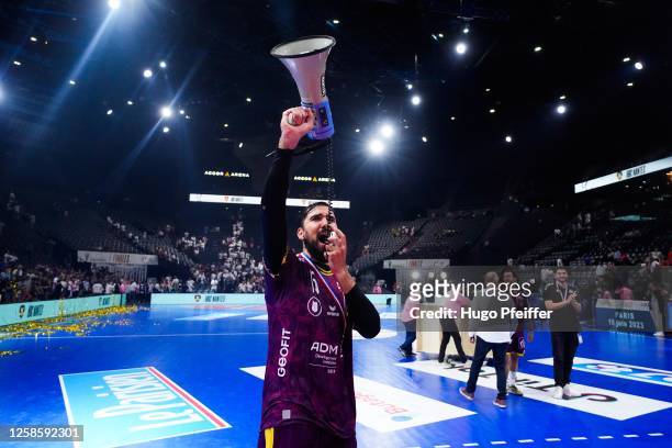 Jorge MAQUEDA of Nantes during the Men French Cup, final match between HBC Nantes and Montpellier Handball on June 10, 2023 in Paris, France.