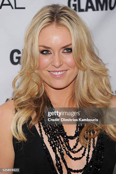 Olympic skier Lindsey Vonn attends the Glamour Magazine 2010 Women of the Year Gala at Carnegie Hall on November 8, 2010 in New York City.