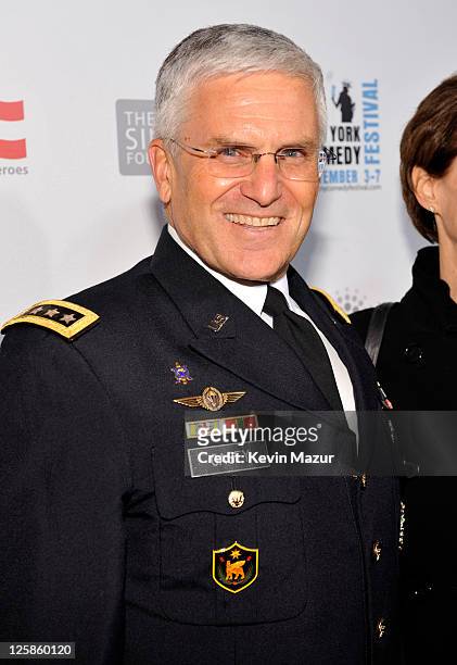 United States General George Casey attends "Stand Up for Heroes" at the Beacon Theatre on November 3, 2010 in New York City.