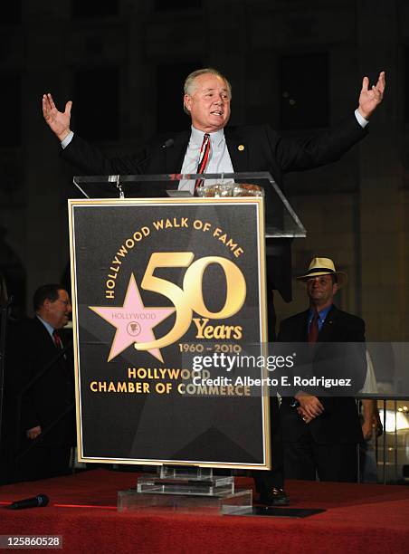 Councilman Tom LaBonge the Hollywood Walk of Fame's 50th Anniversary Celebration on November 3, 2010 in Hollywood, California.