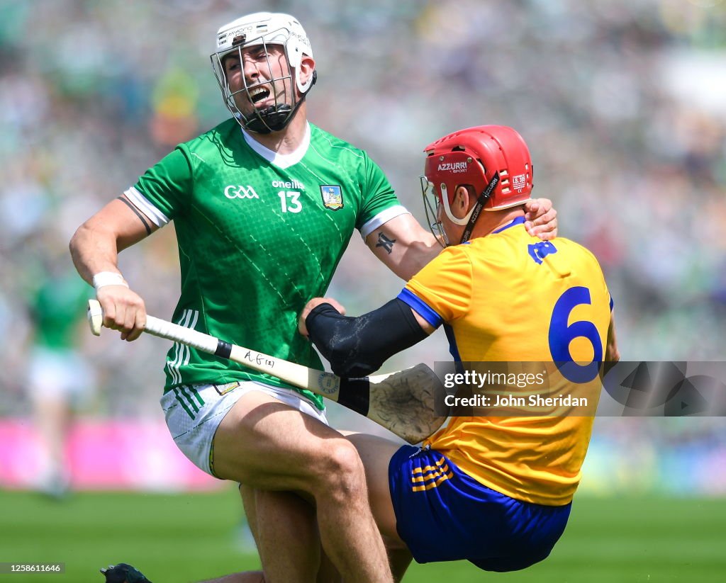 Huling Limerick Limerick , Ireland - 11 June 2023; John Conlon of Clare in action ...