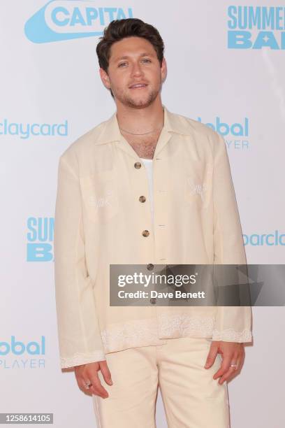 Niall Horan arrives at the Capital Summertime Ball 2023 with Barclaycard at Wembley Stadium on June 11, 2023 in London, England.