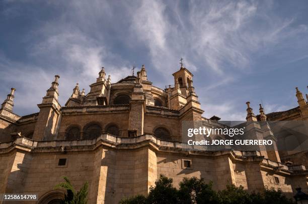 Picture shows the Cathedral of Granada on June 10, 2023. Also known as the Cathedral of the Incarnation, this 16th-century temple was built over the...