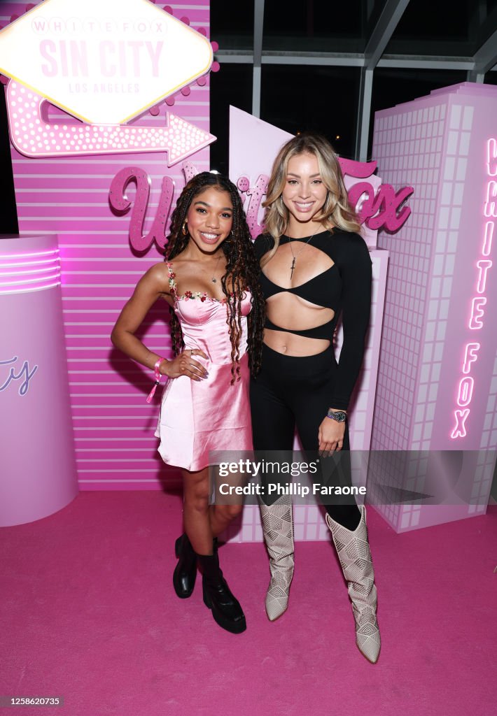 Teala Dunn and Charly Jordan attend the White Fox Sin City event at