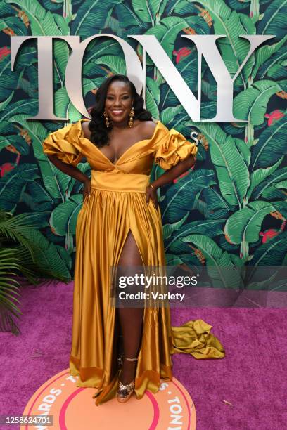 Crystal Lucas-Perry at the 76th Tony Awards held at the United Palace Theatre on June 11, 2023 in New York City.