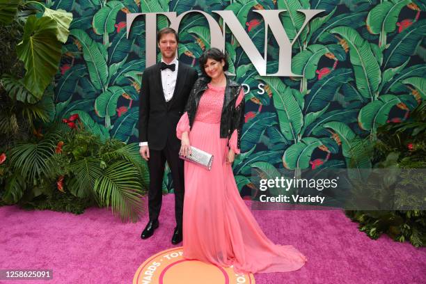 Brady Richards and Paloma Young at the 76th Tony Awards held at the United Palace Theatre on June 11, 2023 in New York City.