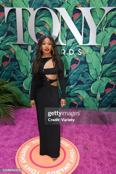 Dominique Fishback at the 76th Tony Awards held at the United Palace Theatre on June 11, 2023 in New York City.