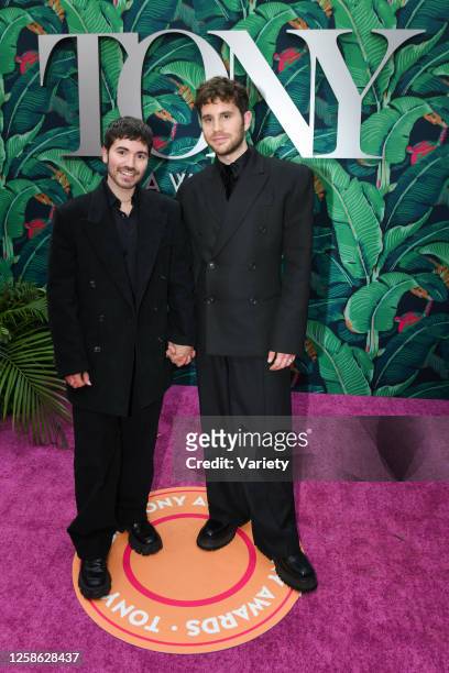 Noah Galvin and Ben Platt at the 76th Tony Awards held at the United Palace Theatre on June 11, 2023 in New York City.
