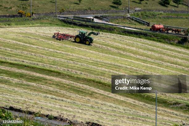 Tractor Raking Fields 1,436 John Deere Tractors Images Stock Photos, High-Res Pictures, and ...