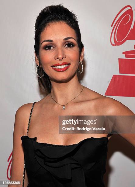 Actress Giselle Blondet arrives at the 2010 Person of the Year honoring Placido Domingo at the Mandalay Bay Events Center inside the Mandalay Bay...