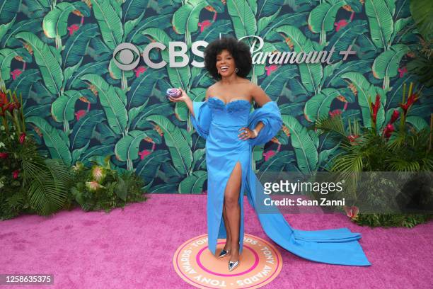 Amber Ruffin attends 76th Annual Tony Awards - Arrivals on June 11, 2023 at United Palace Theater in New York City.