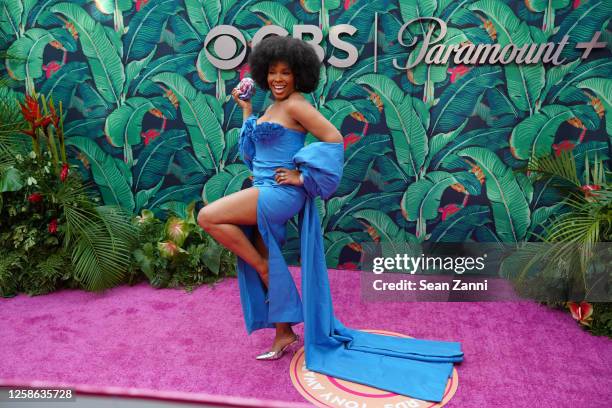 Amber Ruffin attends 76th Annual Tony Awards - Arrivals on June 11, 2023 at United Palace Theater in New York City.