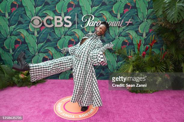 Antwayn Hopper attends 76th Annual Tony Awards - Arrivals on June 11, 2023 at United Palace Theater in New York City.