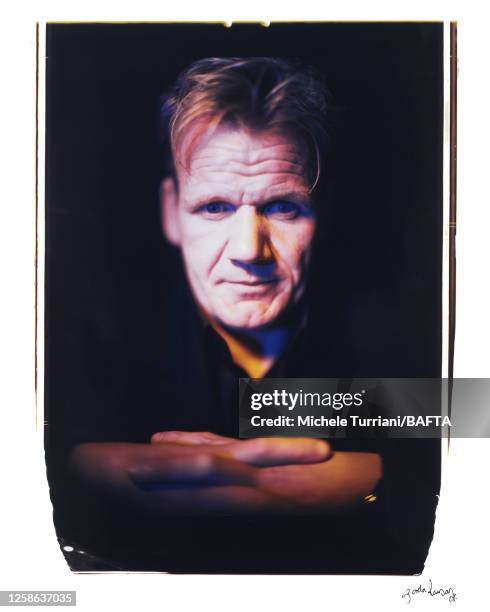 Chef Gordon Ramsay is photographed for BAFTA on April 17, 2005 in London, England.