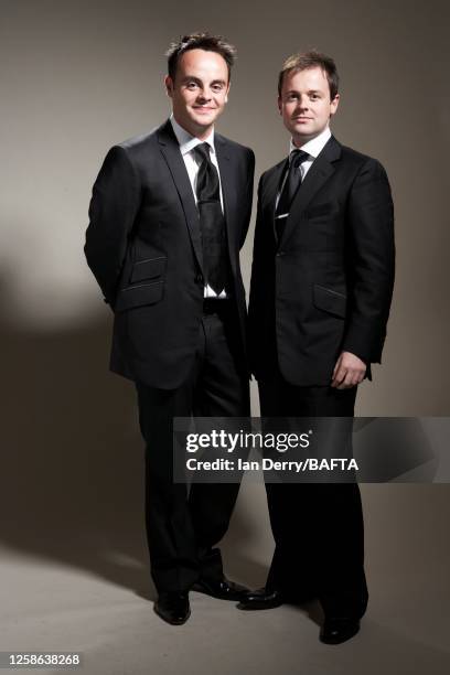 Tv presenters Ant & Dec aka Anthony McPartlin and Declan Donnelly are photographed for BAFTA on May 20, 2007 in London, England.