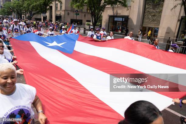 June 11: Puerto Rican Day Parade along 5th Avenue in Manhattan on Sunday June 11, 2023. 1011.
