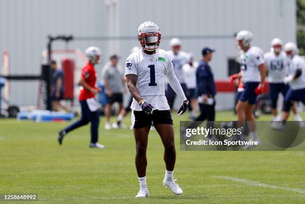 New England Patriots wide receiver DeVante Parker during New England Patriots Minicamp on June 12 at the Patriots Practice Facility at Gillette...