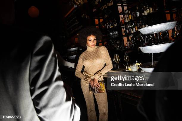 Amandla Stenberg at the Chanel Artists Dinner at Balthazar Restaurant on June 12, 2023 in New York, New York.