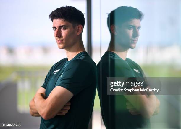 Antalya , Turkey - 13 June 2023; Callum O'Dowda poses for a portait during a Republic of Ireland media session at Calista Sports Centre in Antalya,...