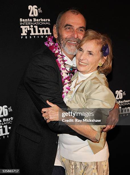 Director Jack McCoy and Kathy Kohner attend the premiere of "A Deeper Shade of Blue" on day 6 of the 2011 Santa Barbara International Film Festival...