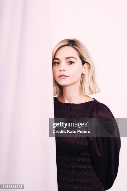 Actor Jenna Colman is photographed for the Guardian in London on January 9, 2023 in London, England.