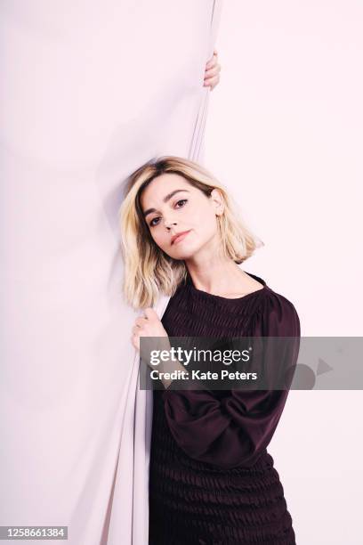 Actor Jenna Colman is photographed for the Guardian in London on January 9, 2023 in London, England.