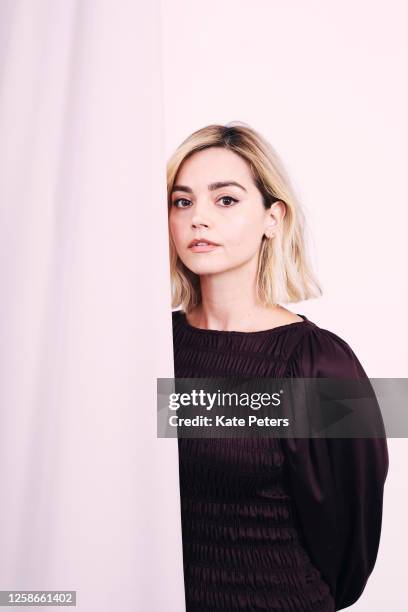 Actor Jenna Colman is photographed for the Guardian in London on January 9, 2023 in London, England.