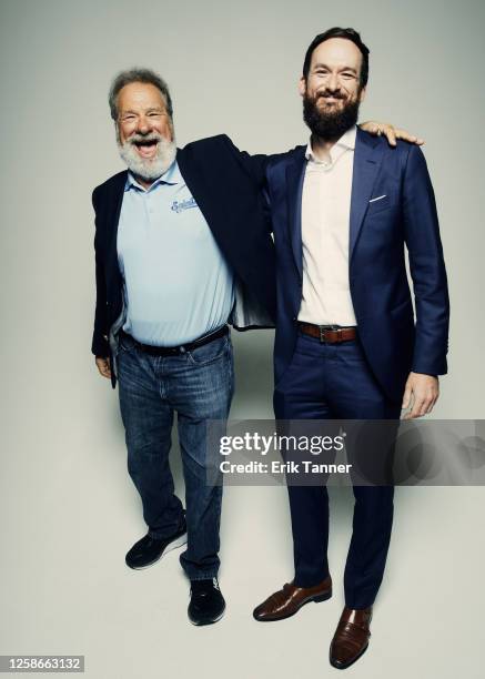 Bill Veeck and Night Train Veeck of "The Saint of Second Chances" pose for a portrait during the 2023 Tribeca Festival at Spring Studio on June 12,...