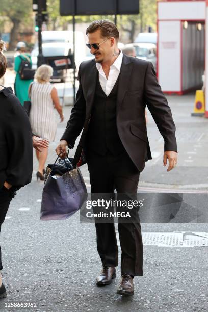 Lee Ryan is seen arriving at Westminster Magistrates Court on June 13, 2023 in London, United Kingdom.