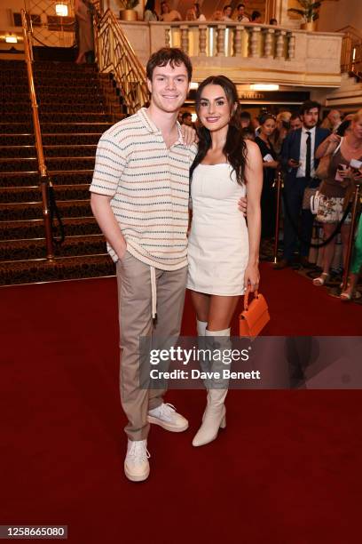 Ben Joyce and Amber Davies attend the Gala Night performance of "Grease The Musical" at The Dominion Theatre on June 13, 2023 in London, England.