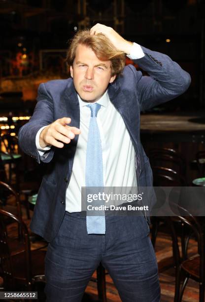 Adam Drew as Boris Johnson attends 'The Lockdown Files LIVE: Isabel Oakeshott & Toby Young In Conversation' at The Hippodrome on June 13, 2023 in...