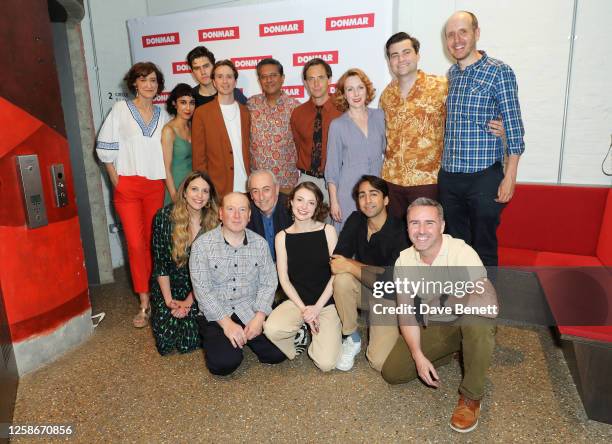 Haydn Gwynne, Mariam Haque, Theatre director Katy Rudd, Elliott Rennie, Luke Newberry, Adrian Scarborough, Kevin McMonagle, Ravin J Ganatra, Kitty...