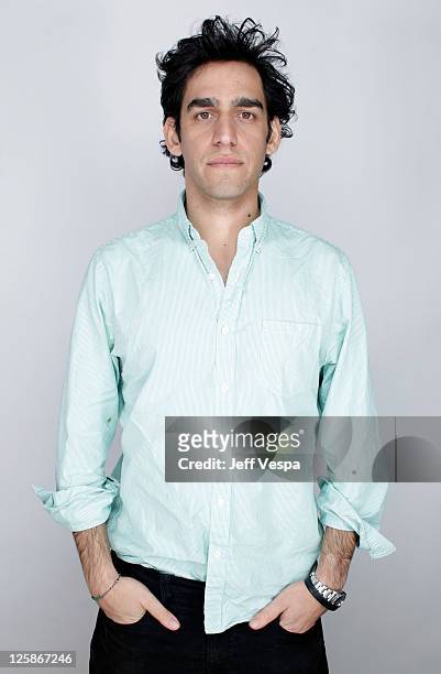 Writer/director Zal Batmanglij poses for a portrait during the 2011 Sundance Film Festival at the WireImage Portrait Studio at The Samsung Galaxy Tab...