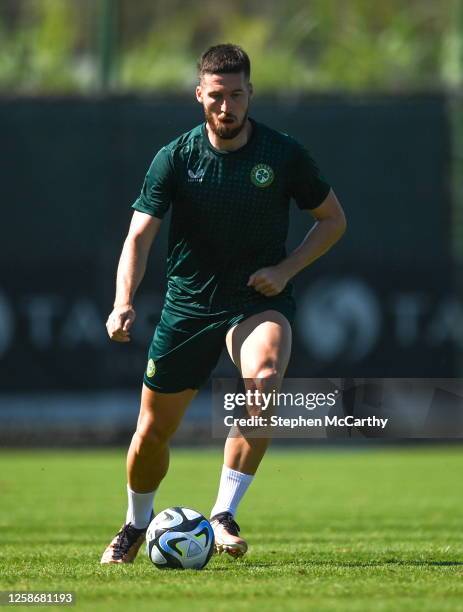 Antalya , Turkey - 14 June 2023; Matt Doherty during a Republic of Ireland training session at Calista Sports Centre in Antalya, Turkey.