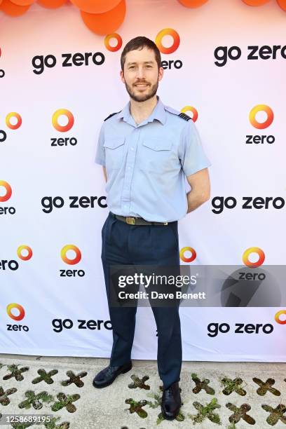 Wing Commander Ant Fenner attends the opening of Zero's world first facility Plant Zero.1 to produce carbon neutral synthetic gasoline, diesel and...